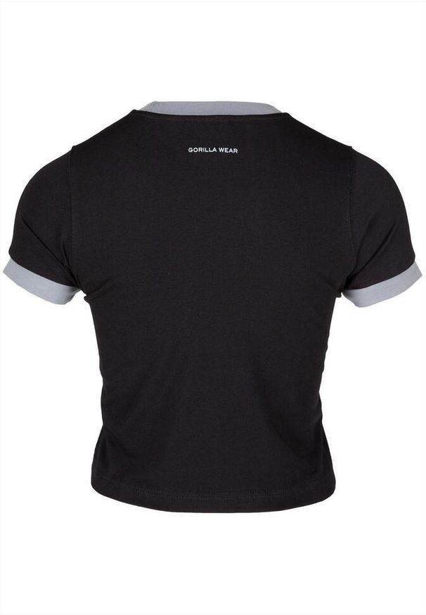 GORILLA WEAR - New Orleans Cropped Koszulka - Czarny. Kolor: czarny. Sport: fitness