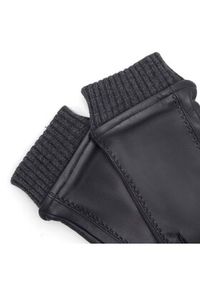 Lasocki Rękawiczki Męskie 2M6-001-AW23 Czarny. Kolor: czarny. Materiał: skóra