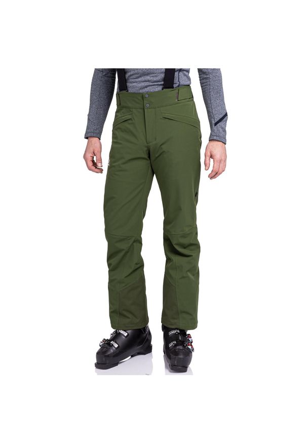 SCHÖFFEL - Spodnie narciarskie męskie Schöffel Scalottas. Kolor: zielony. Sezon: zima. Sport: narciarstwo