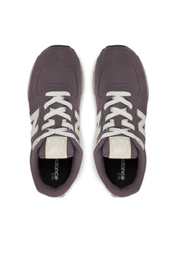 New Balance Sneakersy GC574LCE Fioletowy. Kolor: fioletowy. Materiał: materiał. Model: New Balance 574