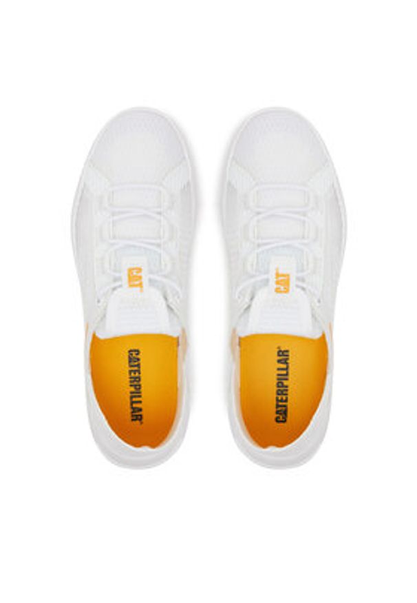CATerpillar Sneakersy Hex Lite Vent P726254 Biały. Kolor: biały. Materiał: materiał
