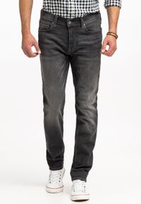 Mustang - MUSTANG VEGAS SLIM MĘSKIE SPODNIE JEANSOWE JEANSY DŻINSY DENIM BLACK 1015044 4000 883, W33 L30. Długość: długie. Styl: elegancki #1