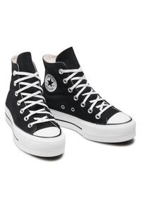 Converse Trampki Chuck Taylor All Star Lift Hi 560845C Czarny. Kolor: czarny. Materiał: materiał #4