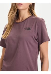 The North Face T-Shirt Box Nse Edge Of Light NF0A8E3J Brązowy Relaxed Fit. Kolor: brązowy. Materiał: bawełna