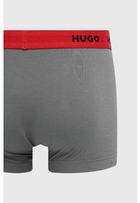 Hugo - HUGO bokserki (3-pack) męskie kolor szary. Kolor: szary