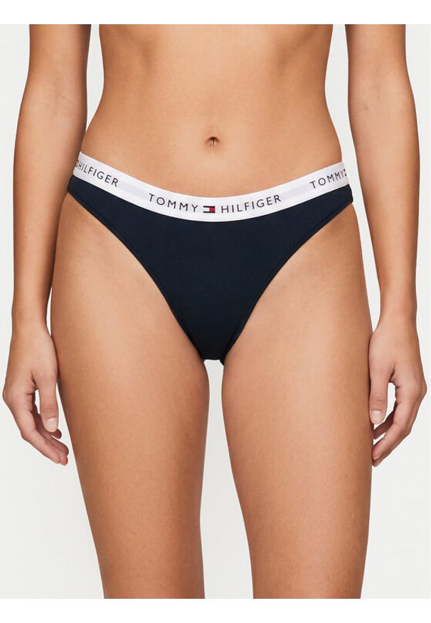 TOMMY HILFIGER - Tommy Hilfiger Komplet stringów UW0UW05530 Granatowy. Kolor: niebieski. Materiał: bawełna