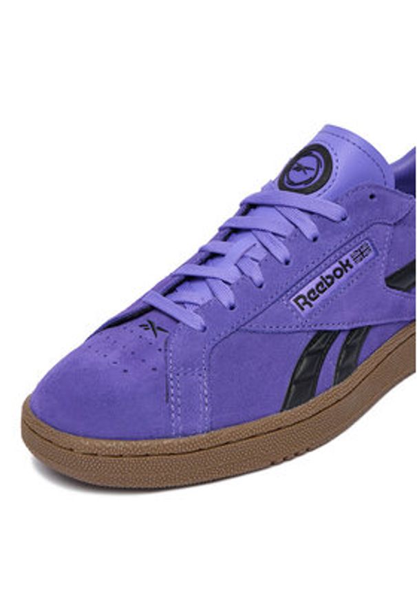 Reebok Sneakersy EO-CLUB C GROUNDS UK 100228140 Fioletowy. Kolor: fioletowy. Materiał: skóra, zamsz. Model: Reebok Club