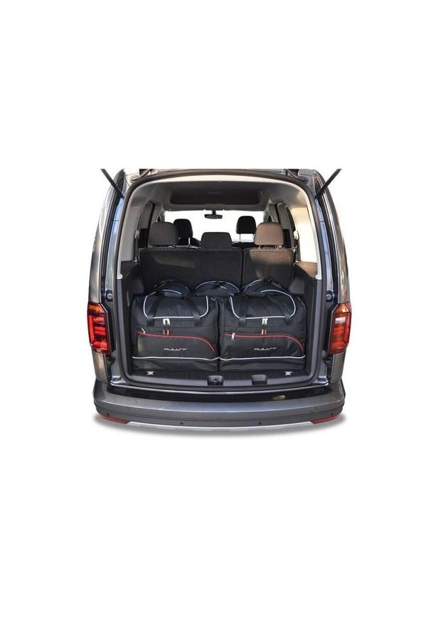 KJUST - Torby Do Bagażnika Vw Caddy 2015-2020 5Szt Kjust. Kolor: czarny. Styl: sportowy