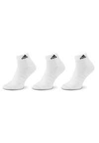 Adidas - adidas Skarpety krótkie Cushioned Sportswear Ankle Socks 3 Pairs HT3441 Biały. Kolor: biały. Materiał: bawełna #1