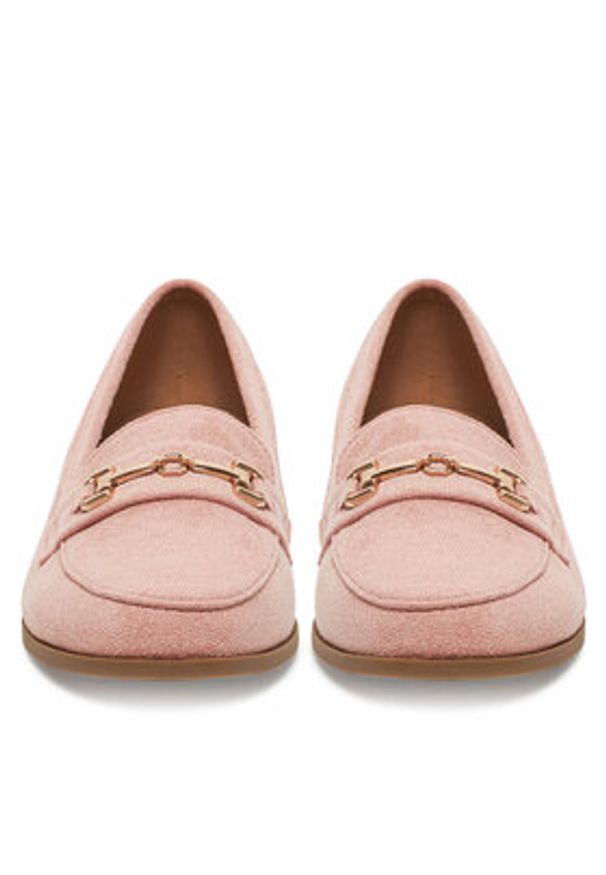 DeeZee Loafersy HXG2106-27 Różowy. Kolor: różowy. Materiał: materiał