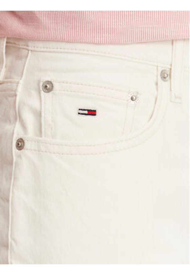 Tommy Jeans Jeansy DW0DW20042 Beżowy Mom Fit. Kolor: beżowy