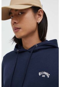 Billabong bluza męska kolor granatowy z kapturem melanżowa. Typ kołnierza: kaptur. Kolor: niebieski. Materiał: materiał. Wzór: melanż #2
