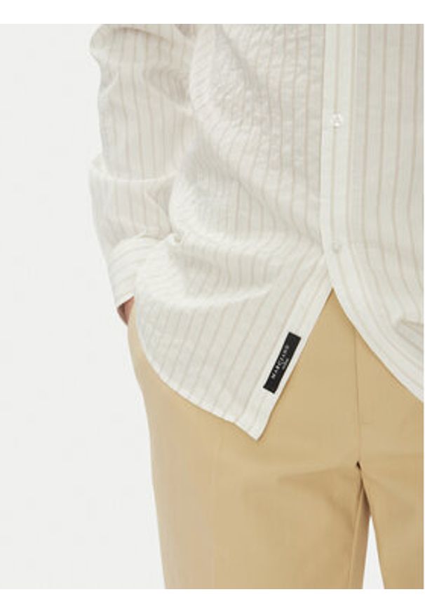 Marciano Guess Koszula 5GHH39 4463Z Biały Regular Fit. Kolor: biały. Materiał: syntetyk