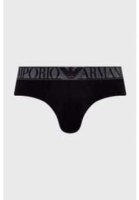 Emporio Armani Underwear slipy (2-pack) męskie kolor czarny. Kolor: czarny #4