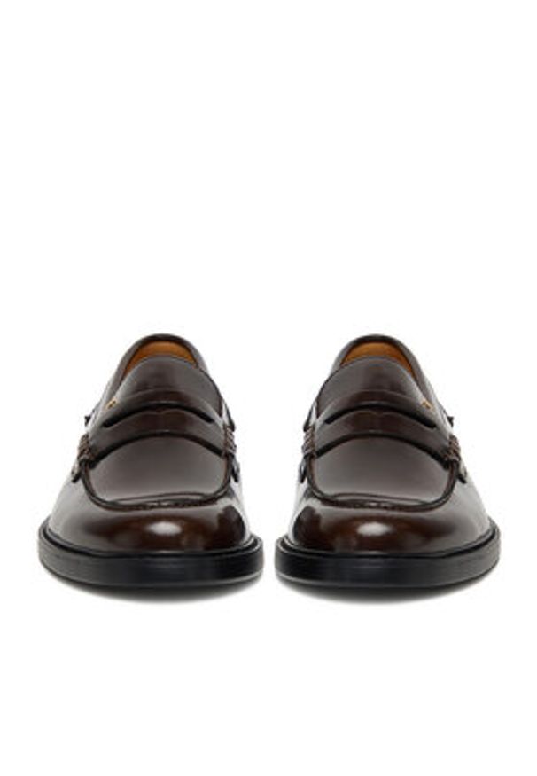 Gino Rossi - GINO ROSSI Mokasyny EO-PIETRO-01 125AM Brązowy. Kolor: brązowy. Materiał: skóra