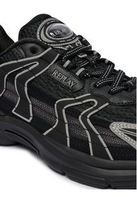 Replay - REPLAY Sneakersy GMSD5 .000.C0003T Czarny. Kolor: czarny. Materiał: skóra #5