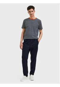Selected Homme Spodnie materiałowe Selby 16085172 Granatowy Slim Fit. Kolor: niebieski. Materiał: materiał, syntetyk #3