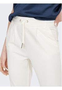 only - ONLY Spodnie materiałowe 15115847 Biały Regular Fit. Kolor: biały. Materiał: syntetyk #3