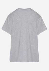 Born2be - Szary T-shirt z Bawełny w Klasycznym Stylu Tulseli. Okazja: na co dzień. Kolor: szary. Materiał: bawełna. Styl: klasyczny #7