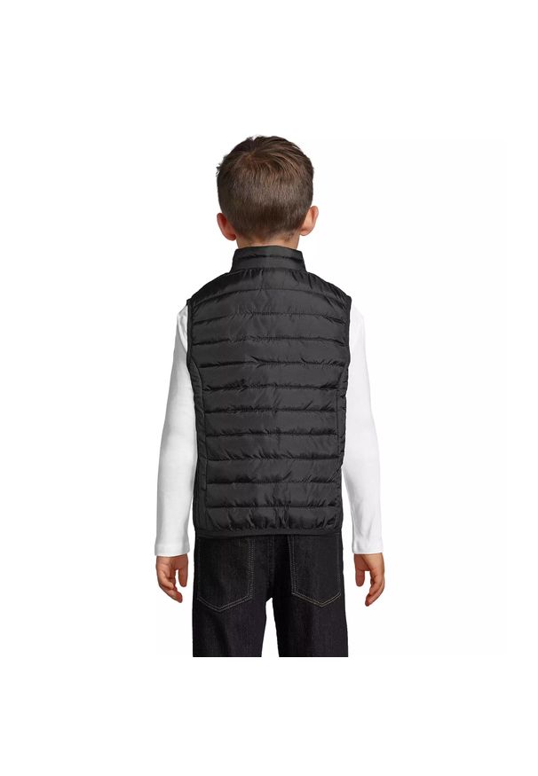 SOL'S - Kurtka dziecięca bez rękawów Sol's Stream. Kolor: czarny. Materiał: puch. Długość rękawa: bez rękawów
