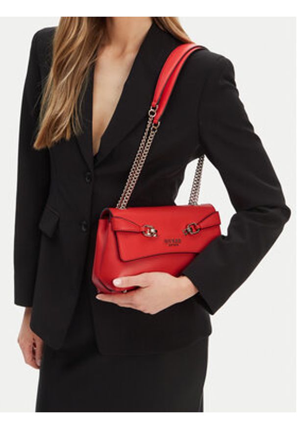 Guess Torebka HWVG96 39210 Czerwony. Kolor: czerwony. Materiał: skórzane