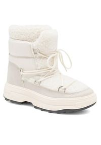 DeeZee Śniegowce LORI N10368 Écru. Materiał: materiał #3