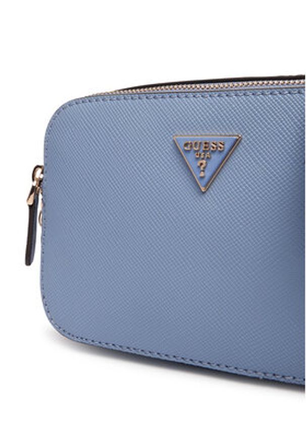 Guess Torebka Noelle II HWZG96 72140 Niebieski. Kolor: niebieski. Materiał: skórzane