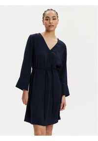 JDY Sukienka codzienna Divya 15321343 Granatowy Regular Fit. Okazja: na co dzień. Kolor: niebieski. Materiał: syntetyk. Typ sukienki: proste. Styl: casual #1