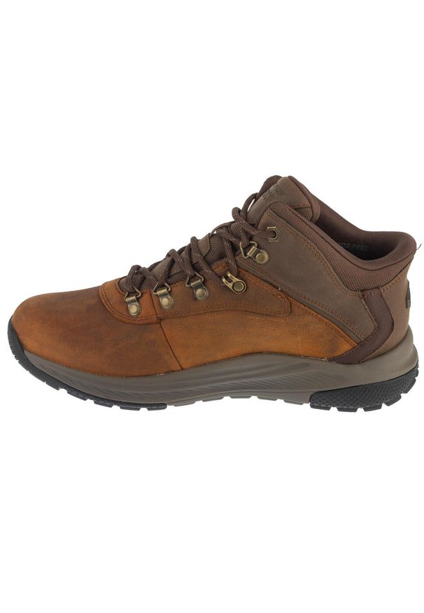 skechers - Buty trekkingowe męskie, Slip-Ins: Meroe - Pikeman. Kolor: brązowy. Model: Skechers Sport. Sport: turystyka piesza