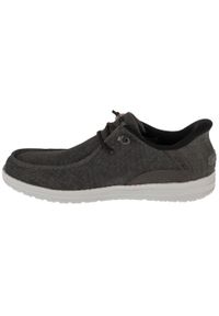 skechers - Buty sportowe Sneakersy męskie, Slip-Ins: Melson - Coronado. Kolor: szary. Sport: turystyka piesza