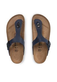 Birkenstock Japonki Gizeh Bs 0143623 Granatowy. Kolor: niebieski. Materiał: skóra #5