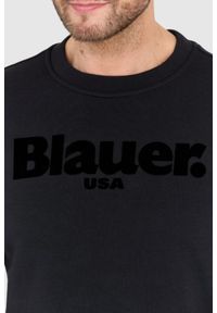 Blauer USA - BLAUER Czarna męska bluza, Rozmiar XXL. Kolor: czarny #4