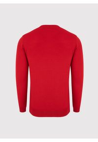 Pako Lorente - PAKO LORENTE – Czerwony męski sweter. Kolor: czerwony, niebieski, zielony. Materiał: akryl, wełna, poliamid. Wzór: gładki. Sezon: jesień #10