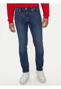 Tommy Jeans Jeansy Scanton DM0DM20187 Granatowy Slim Fit. Kolor: niebieski #1