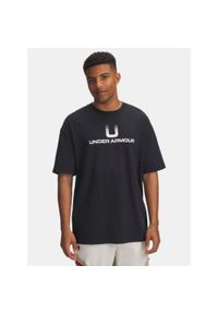 Koszulka Under Armour Tech Wordmark Tape. Kolor: czarny. Sport: fitness #1