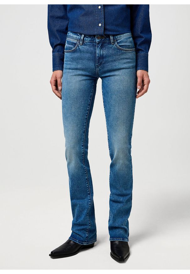 Wrangler - DAMSKIE SPODNIE WRANGLER BOOTCUT RUSTLER WASH 112373180