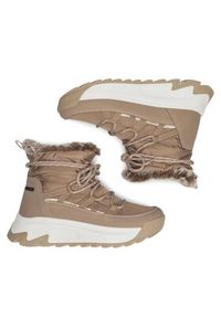 Go Soft Śniegowce VS22W019-1 Beżowy. Kolor: beżowy. Materiał: materiał #3