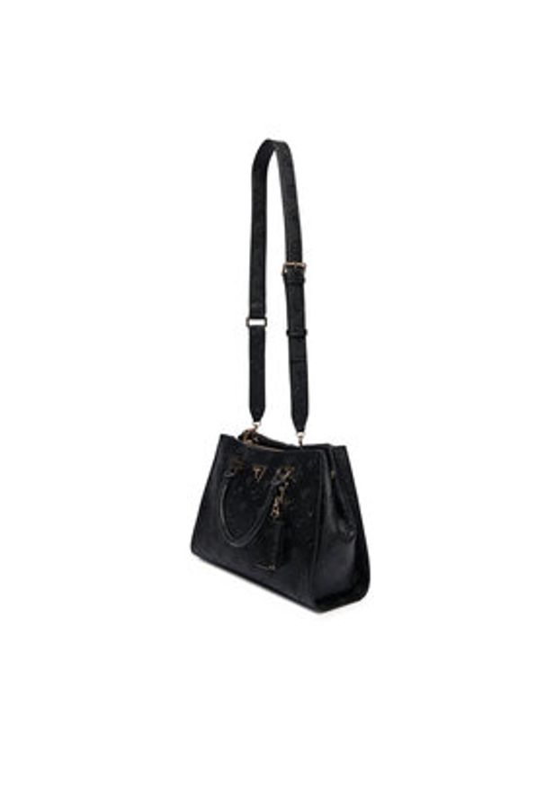 Guess Torebka Cresidia II HWPD98 88070 Czarny. Kolor: czarny. Materiał: skórzane