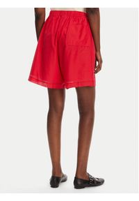 Pinko - PINKO Szorty materiałowe Lewis 105243 A2M7 Czerwony Regular Fit. Kolor: czerwony. Materiał: bawełna #3