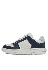 Tommy Jeans Sneakersy Tjw Skate Sneaker Mat Mix EN0EN02501 Granatowy. Kolor: niebieski. Materiał: skóra. Sport: skateboard