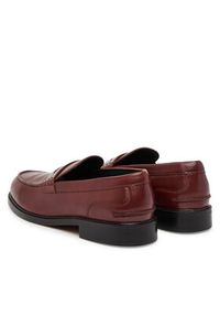 Clarks Mokasyny CraftJames Lo 26183358 Bordowy. Kolor: czerwony. Materiał: skóra #5