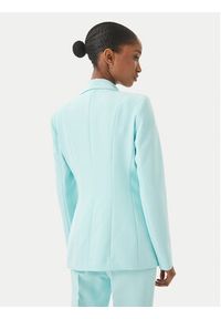 Maryley Marynarka 26EB139/43AC Turkusowy Regular Fit. Kolor: turkusowy. Materiał: syntetyk #5
