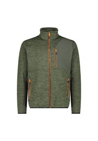 Bluza męska turystyczna CMP 34H2687. Okazja: na co dzień. Kolor: zielony. Styl: casual, sportowy. Sport: turystyka piesza #1
