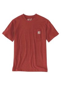 Koszulka sportowa męska T-shirt Carhartt Heavyweight Pocket K87. Kolor: czerwony