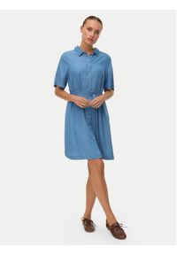 Vero Moda Sukienka jeansowa Bree 10341620 Niebieski Regular Fit. Kolor: niebieski. Materiał: jeans #3