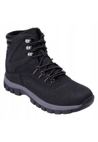 Hi-tec - Męskie Buty Turystyczne Blazi Mid Cut. Kolor: czarny. Sport: turystyka piesza
