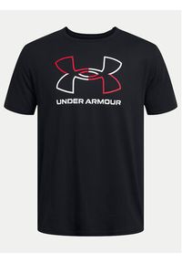 Under Armour T-Shirt Ua Gl Foundation Update Ss 1382915-001 Czarny Loose Fit. Kolor: czarny. Materiał: syntetyk, bawełna