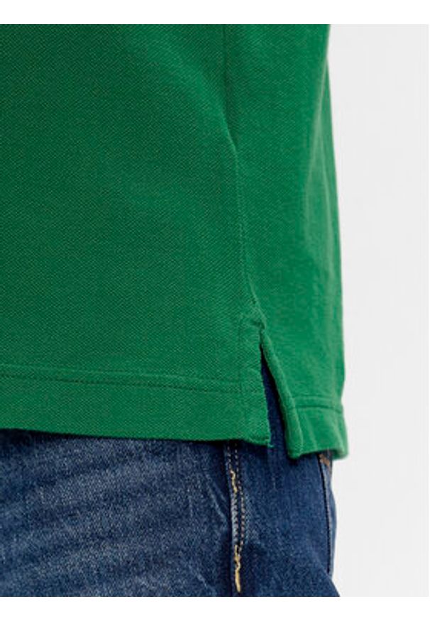 United Colors of Benetton - United Colors Of Benetton Polo 3089J3179 Zielony Regular Fit. Typ kołnierza: polo. Kolor: zielony. Materiał: bawełna