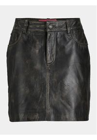 JJXX Spódnica z imitacji skóry Hailey 12249884 Czarny Regular Fit. Kolor: czarny. Materiał: skóra #2