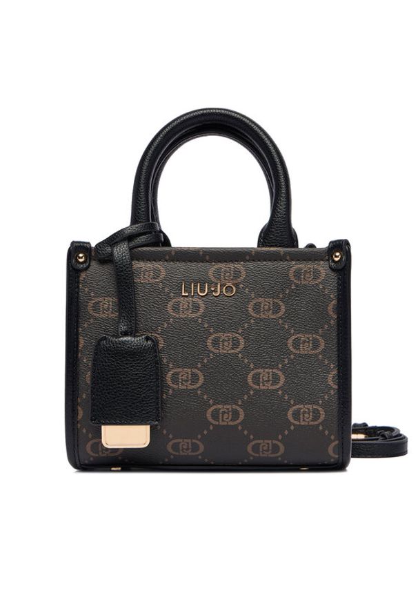 Liu Jo Torebka Esc XS Tote AF5102 E0668 Czarny. Kolor: czarny. Materiał: skórzane